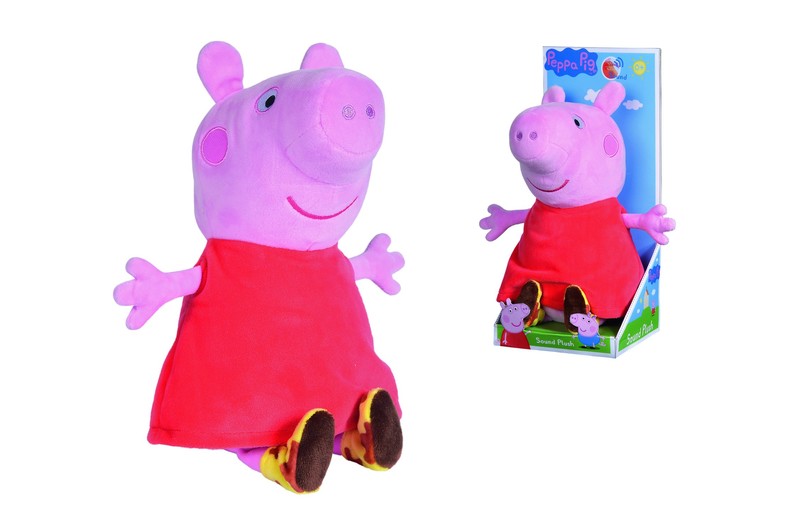 SIMBA - Peppa Pig pluș cu sunet, 22 cm