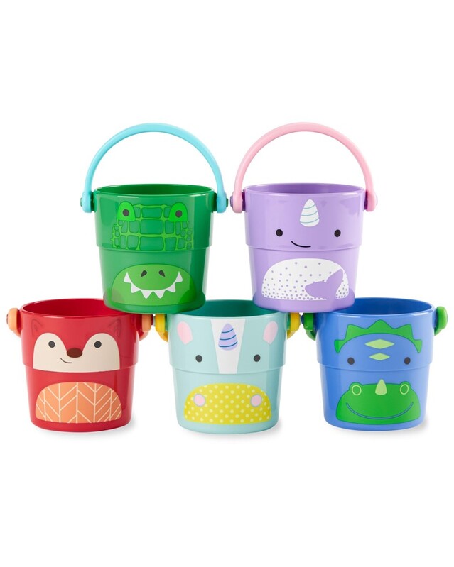 SKIP HOP - SKIP HOP Zoo jucării de apă - găleți Stack&Pour 5buc, 9luni+